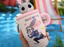 迪士尼（Disney）朱迪公仔冰霸保温杯疯狂动物城316不锈钢带吸管女孩生日礼物500ml 实拍图