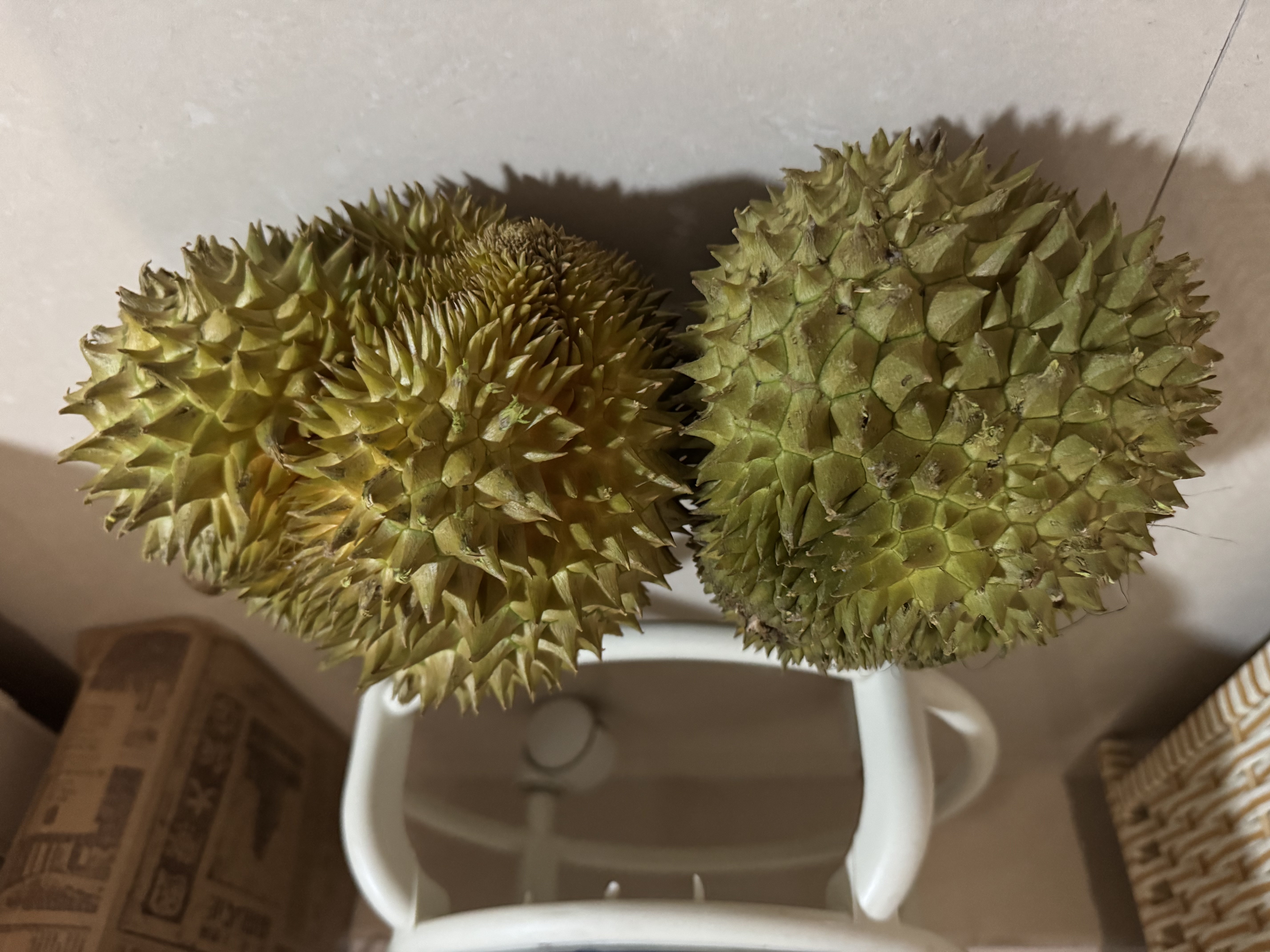 京鲜生进口金枕巴掌榴莲2个装净重4.5-5.5斤单果2-3斤源头直发 实拍图