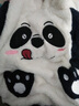 萧淑妃 冬季加厚保暖连帽法兰绒男士睡衣可爱卡通青少年学生加大码珊瑚绒家居服套装 熊猫-白色 L 实拍图