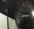 双飞燕（A4TECH）OP-550NU 大手 对称 有线鼠标 办公鼠标外设电脑鼠标有线 笔记本鼠标有线 鼠标usb接口 黑色 有线 实拍图