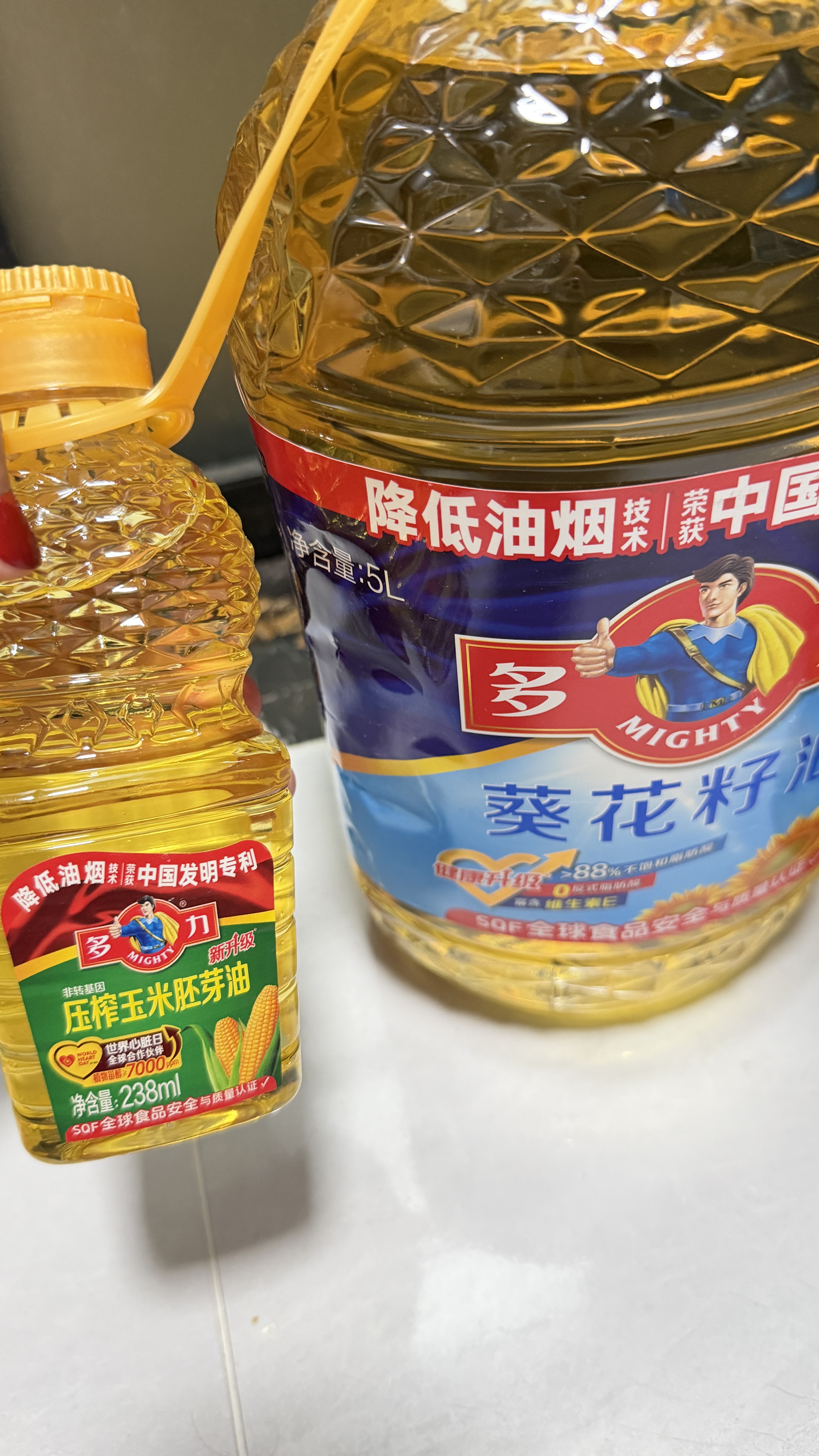 多力葵花籽油5L+238ml食用油物理压榨零反式脂肪酸 中秋送礼 企业福利 实拍图