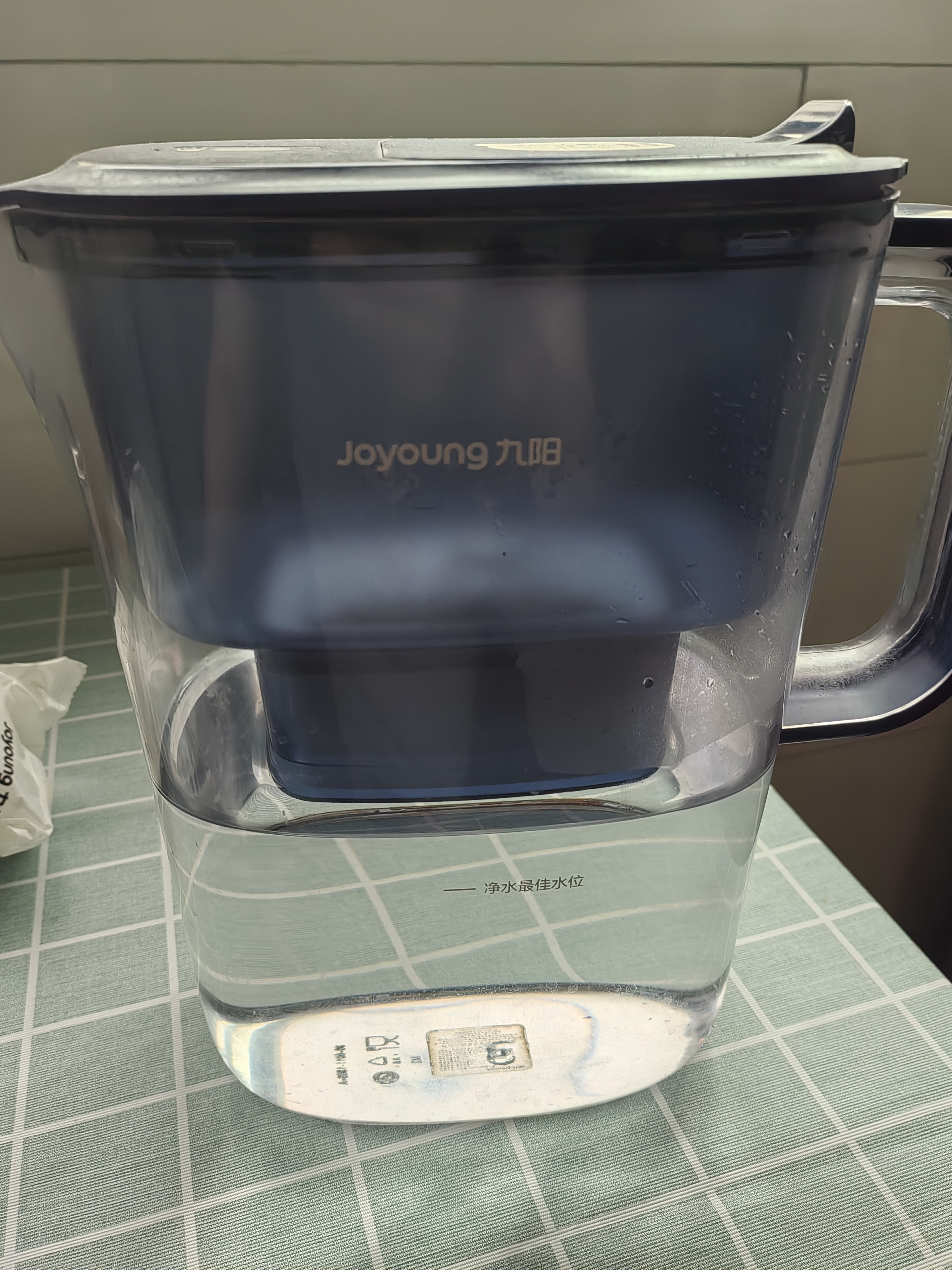 九阳（Joyoung） 净水壶净水器厨房滤水壶便携净水杯3.5L适用于JYW-B03AJYW-B05 升级版滤芯【除氯减垢】3支装 实拍图