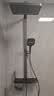 TOSO淋浴花洒套装钢琴按键恒温增压喷头家用浴室卫生间手持淋雨器 【FF1-8003】方管枪灰色-3D水感按摩冷热款 花洒套装 实拍图