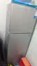 志高（CHIGO）双门冰箱118升两门宿舍租房小户型家用冷藏冷冻小冰箱节能BCD-118A158JD银色 以旧换新 实拍图