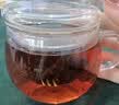 富光花茶杯 男女士茶水分离杯子 双层办公泡茶玻璃杯带把高硼硅水杯 实拍图