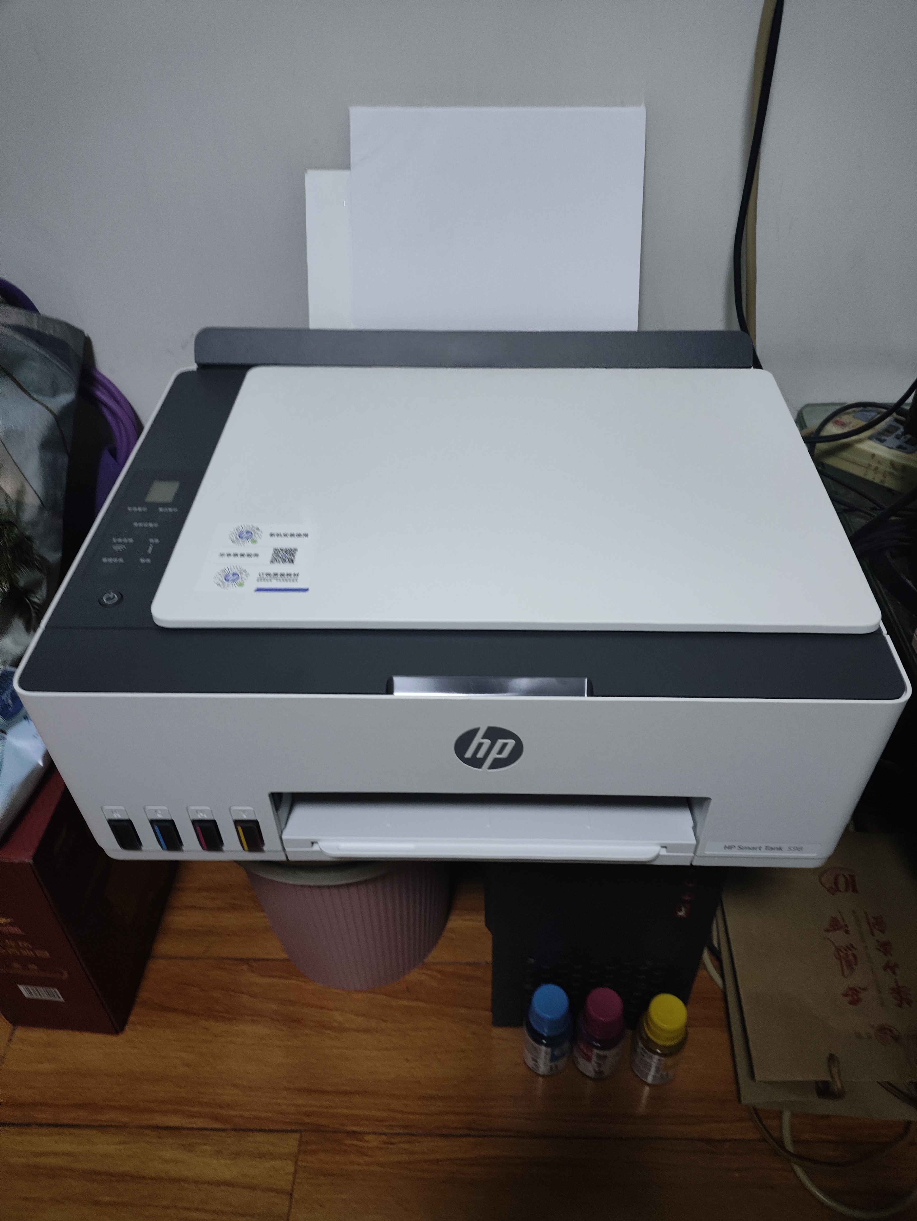 惠普（HP）598 家用学习连供无线打印一体机 大容量可加墨多功能打印复印扫描 家用打印机 实拍图