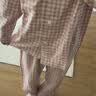 MUJI[自营限定款]女士无侧缝 双层纱织睡衣 纯棉家居服 浅粉红色 L 实拍图
