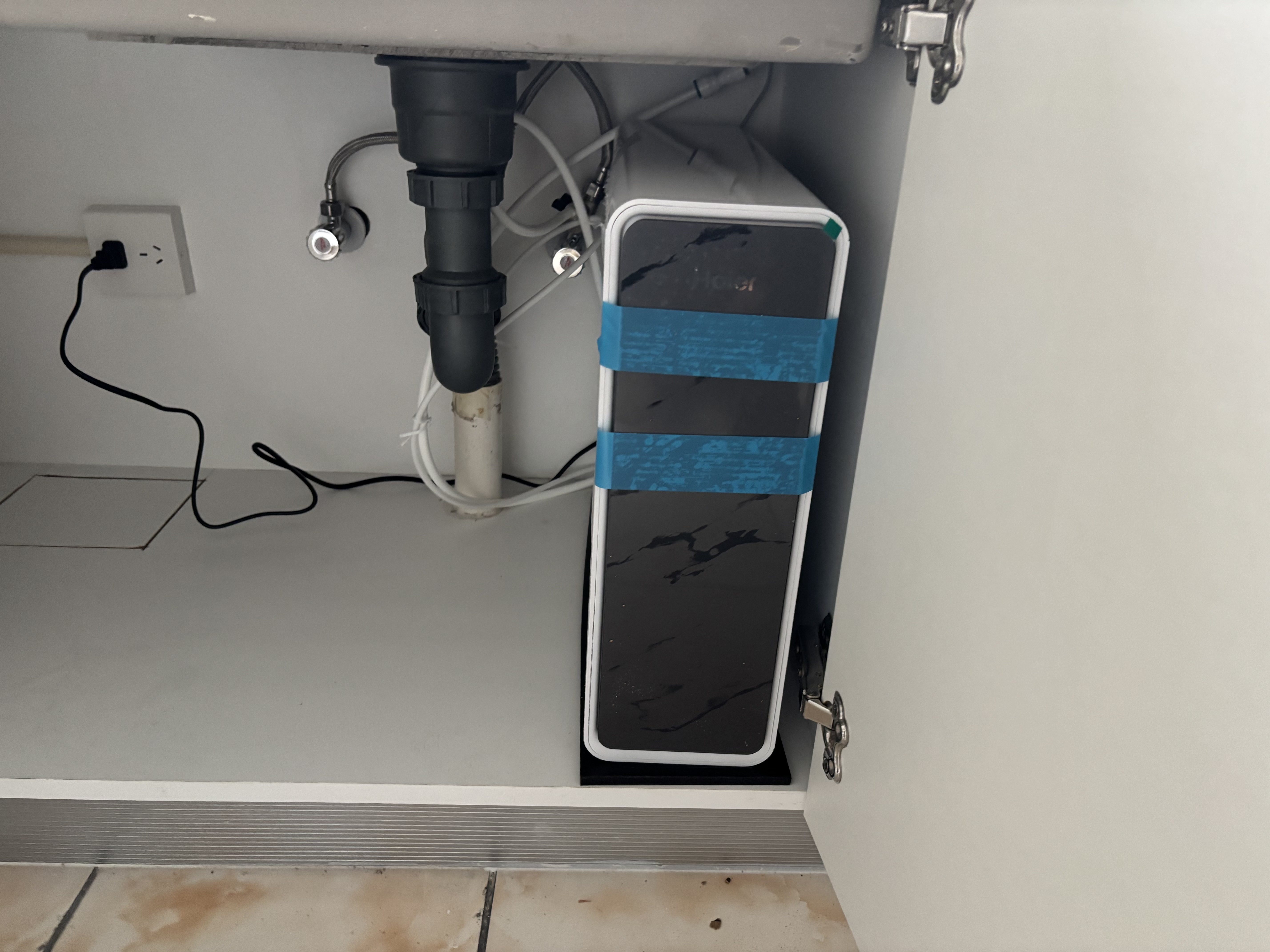 海尔（Haier）净水器母婴认证家用厨下式抑菌滤芯RO反渗透纯水机直饮接自来水过滤器1200G鲜活水pro793 鲜活水pro1200G（年度金奖净水器） 实拍图