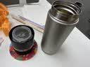 京东京造钛健康保温杯纯钛茶隔【茶水分离】茶杯子男女大容量 冰花漆500ml 实拍图