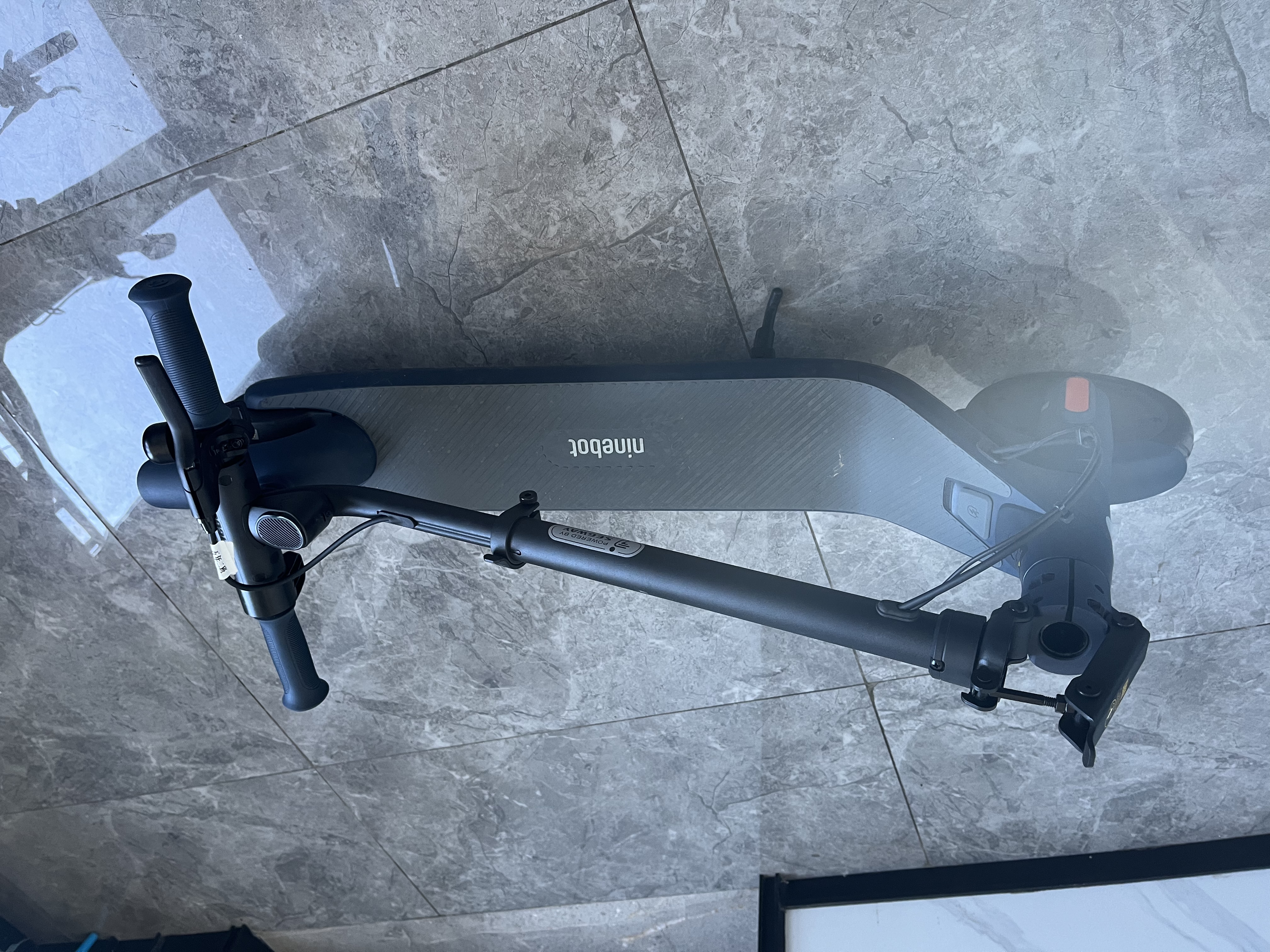 九号（Ninebot）电动滑板车C2Pro蓝黑色 电动车两轮儿童玩具生日礼物折叠便携式代步车高度三挡可调 实拍图