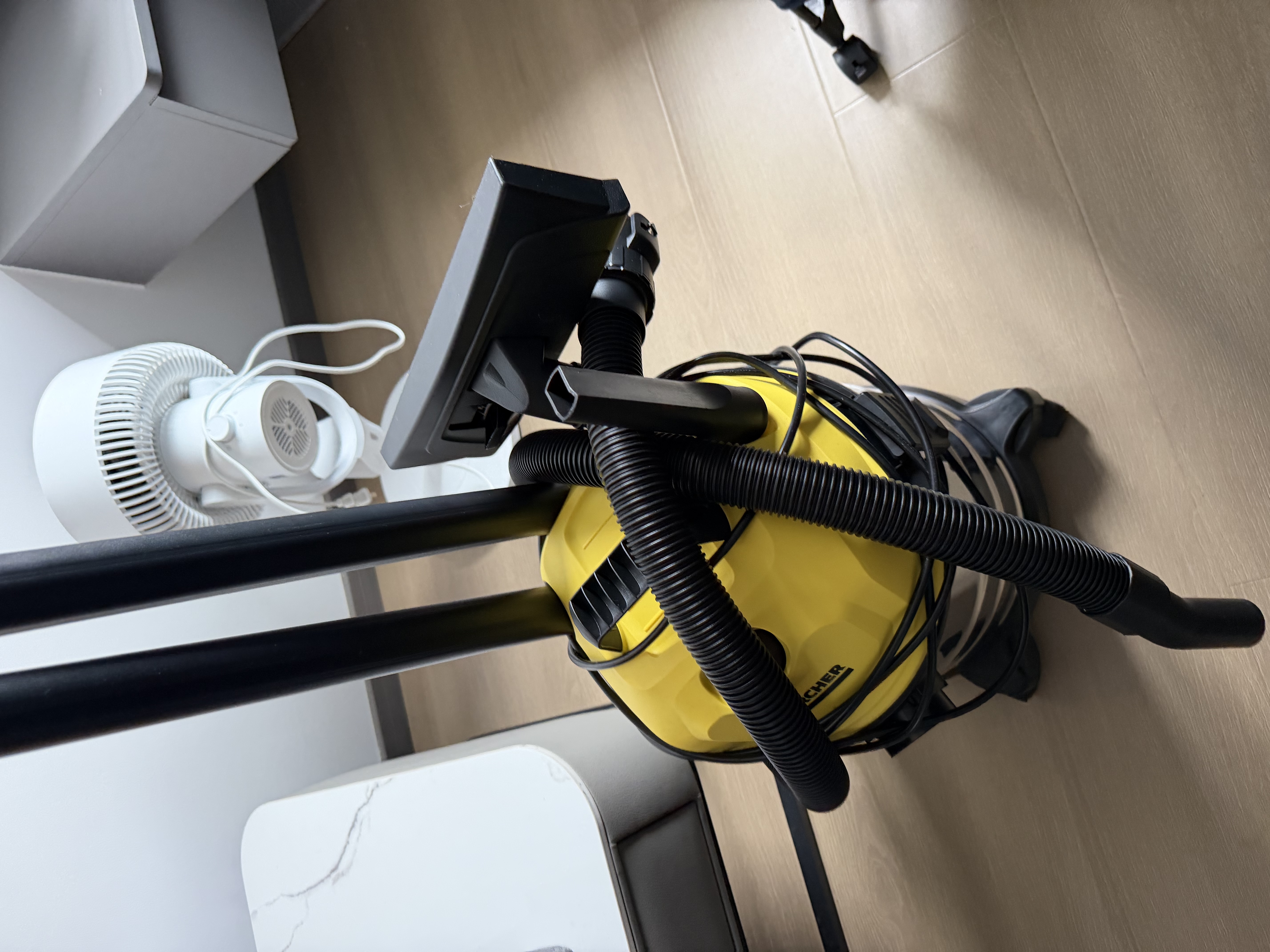 KARCHER德国卡赫 桶式吸尘器18L干湿吹三用家用工业开荒装修保洁地毯宠物大容量大功率超强吸力WD1s 实拍图