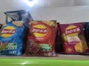 乐事（Lay's）大波浪组合包(鱿鱼+红烩+烧烤)70克*3包 零食大礼包 休闲食品 实拍图