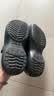 卡骆驰（CROCS）白鹿同款云朵洞洞鞋|206750 黑色-001 37/38(240mm) 实拍图