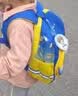 阿吖吖（AYAYA）幼儿园双肩包女儿童书包3-6岁卡通可爱轻便防泼水大中小班背包男 天蓝配黄色 实拍图
