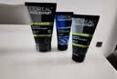 欧莱雅（LOREAL）男士洗面奶控油清痘深层清洁磨砂抗黑头角质氨基酸洁面乳男青少年 炭爽控油双效洁面膏100ml+50mlx2 实拍图