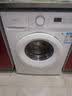 美的（Midea）滚筒洗衣机全自动 8公斤家用超薄 小型租房用 MG80V01JPY 以旧换新 补贴 京东自营 实拍图