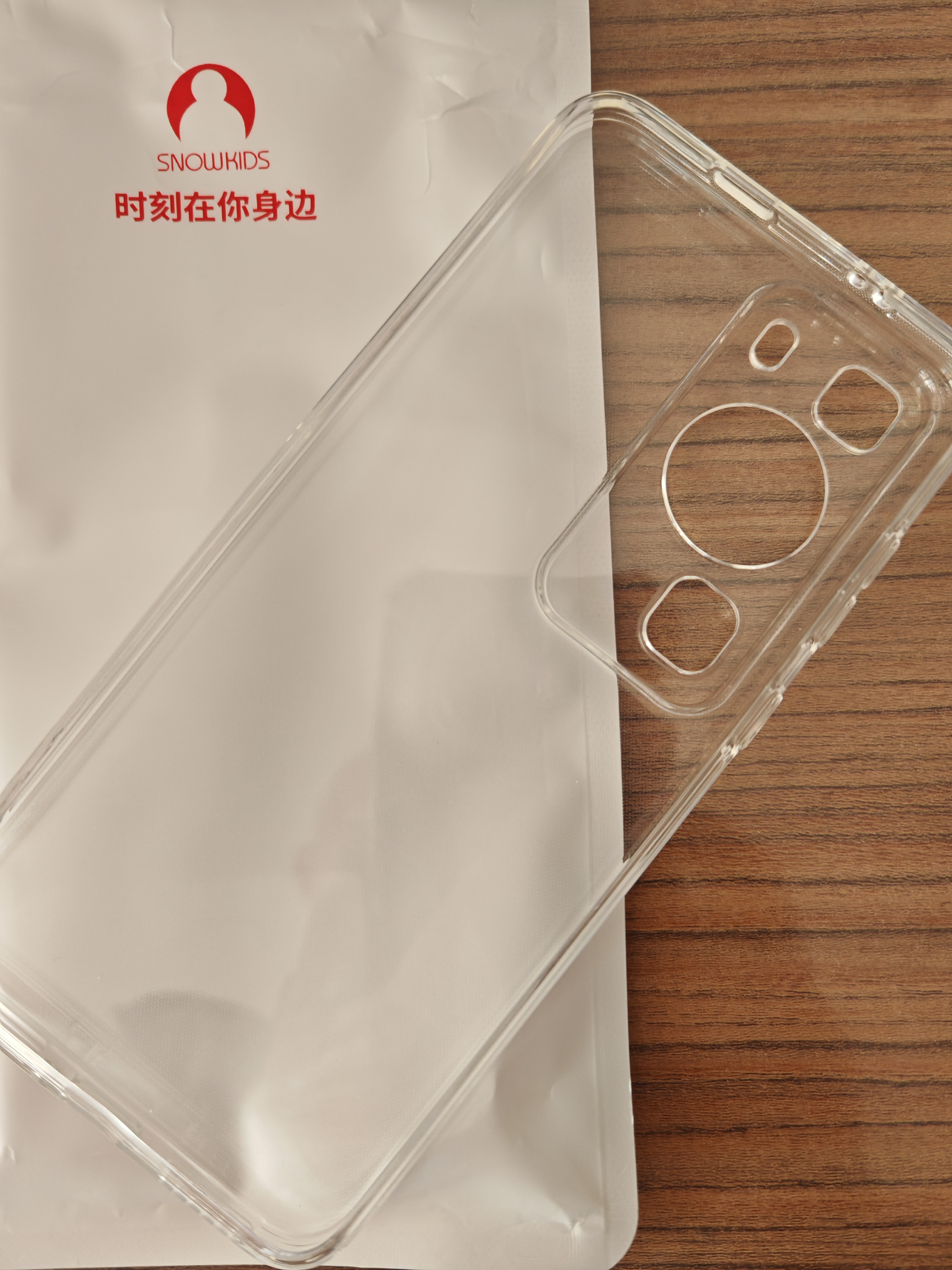Snowkids适用于华为P60手机壳 P60保护壳镜头全包透明防指纹保护套超薄款透明壳镜头全包超薄防摔裸机手感  实拍图