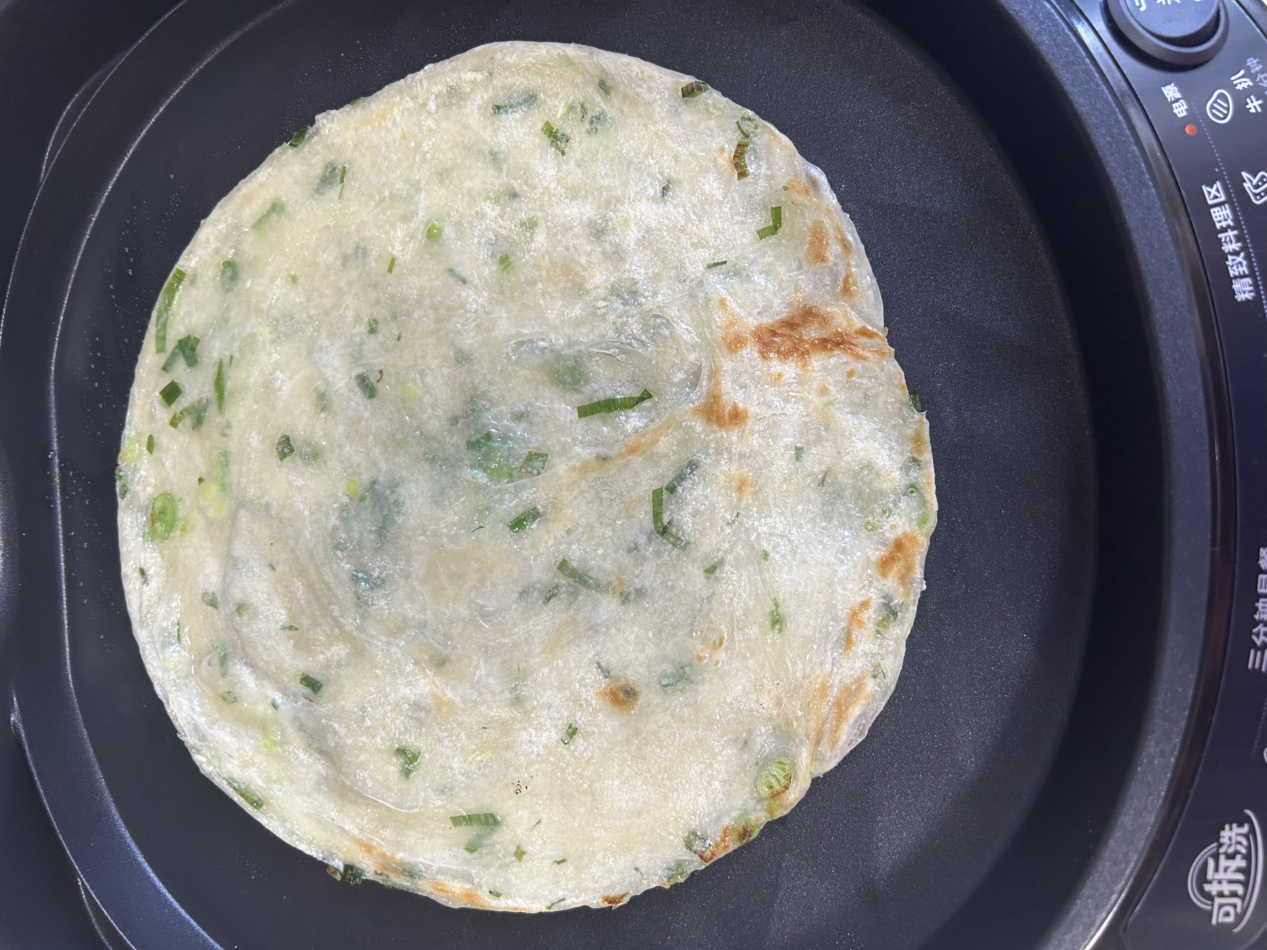 美的（Midea）电饼铛家庭用双面加热上下盘可拆洗煎饼铛煎烤机烙饼锅早餐机加深烤盘大火力大尺寸电饼档JKC3078 实拍图