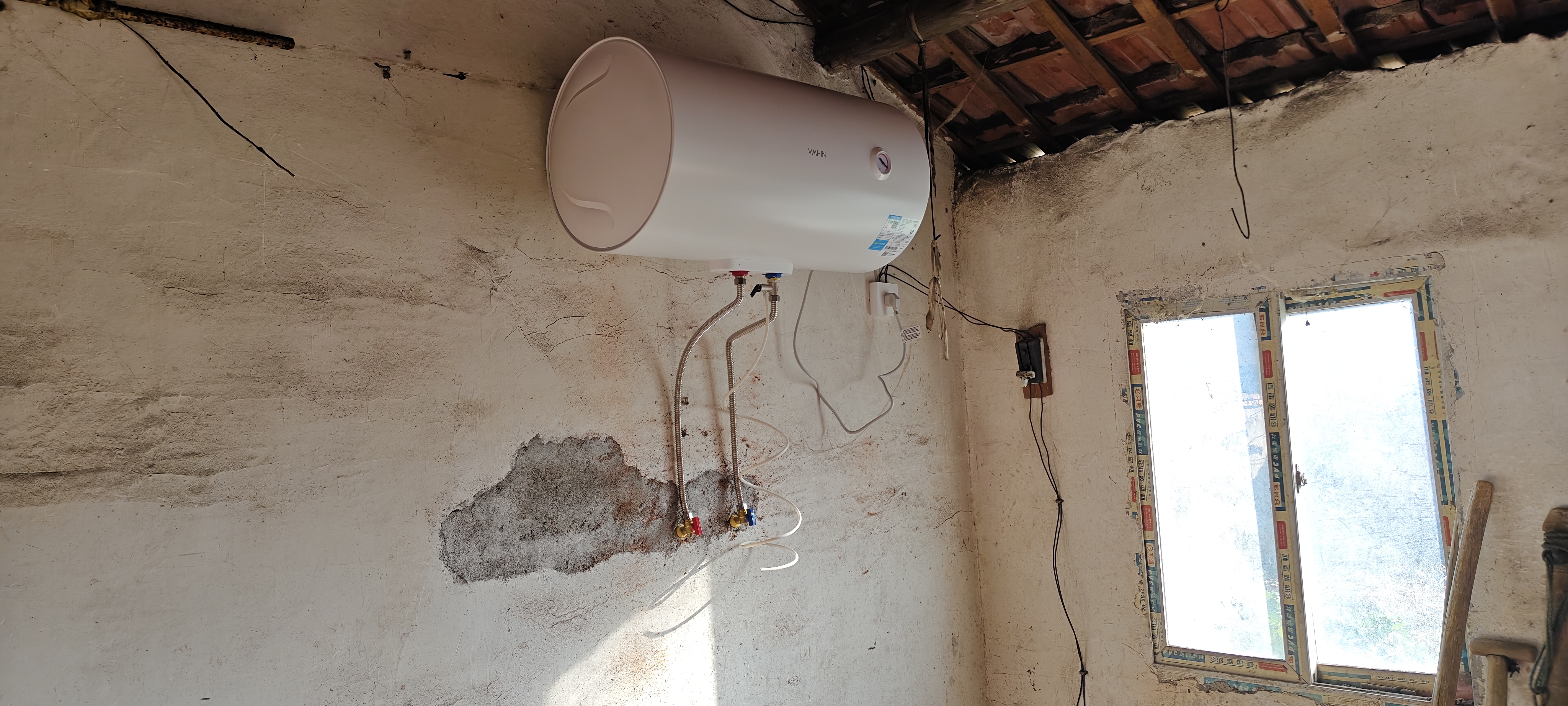 华凌美的出品【性价比】60升家用储水式电热水器速热一级能效加长防电墙国家补贴F6020-KY1Pro(HE) 实拍图