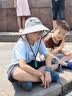 Kocotreekk树儿童防晒帽防紫外线小孩披风帽大檐遮阳帽夏季户外海滩 实拍图