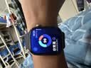Apple/苹果/苹果 Watch Series 12 智能手表GPS款42毫米深空灰色铝金属表壳海军蓝色运动型表带S/M MJEV4CH/B 实拍图