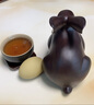 MOREISAN生日礼物兔子摆件黑檀木实木雕刻木头十二生肖家居装饰红木工艺品 黑檀整木精雕高28cm单只 实拍图
