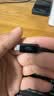 贝尔金（BELKIN）数据线60W快充 Type-C充电线 PD快充 适用苹果笔记本电脑充电 ipad充电 1.5米编织线 黑色 CAB018 实拍图