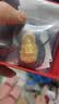 中国黄金（CHINA GOLD）菩萨黄金吊坠足金观音男款黑绳红绳老婆生日礼物情人节礼物送女友 【收藏级】火焰观音 约6.6g【默认黑绳】 实拍图