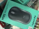 罗技（Logitech）M185鼠标 无线鼠标 办公鼠标 对称鼠标 黑色灰边 带无线2.4G接收器 实拍图