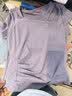佑游瑜伽服夏季女短袖修身高级感显瘦普拉提健身服J33441DY 紫色L 实拍图