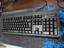 双飞燕（A4TECH）KB-8 104键 有线键盘 薄膜键盘台式电脑办公键盘打字手感好老式圆口插头  PS2圆孔接口 黑色 有线 实拍图