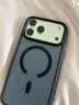 挚卫士【肤感磁吸】适用苹果17Promax手机壳iPhone17Promax保护套磁吸无线充电超薄防摔亲肤磨砂 海军蓝 实拍图