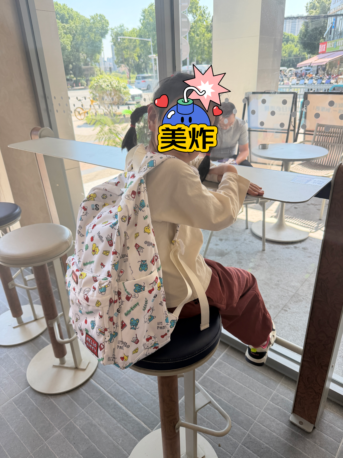 三丽鸥（SANRIO）HelloKitty书包学生双肩包女款高颜值背包女生轻便大容量出游包包 实拍图