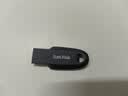 Sandisk闪迪128GB USB3.2 U盘 CZ550黑色 读速100MB/s 安全加密 数据恢复 学习办公电脑车载 高速大容量优盘 实拍图