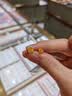 六福珠宝 黄金耳钉栀子花足金耳环生日礼物女 计价G01G0027DS 约1.00克 实拍图