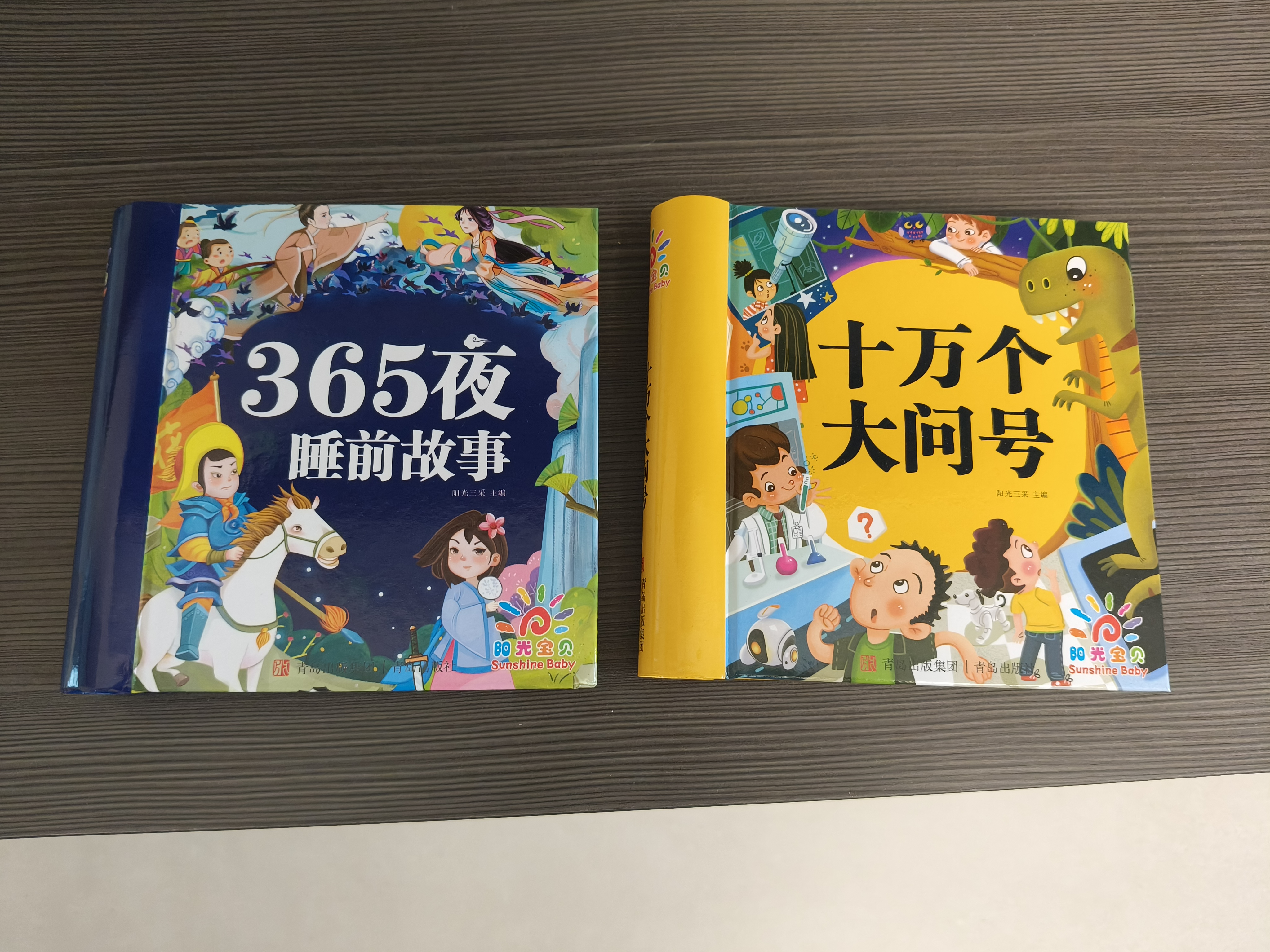 阳光宝贝 十万个大问号与365夜睡前故事（少儿注音版 套装2册） 课外阅读 阅读 课外书  课外书课外 自主阅读假期读物 [3-6岁]省钱卡   实拍图