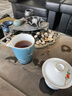 领艺仙鹤公道杯陶瓷中式大号茶海单个家用小型分茶功夫茶具 实拍图
