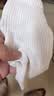 京舒然100%纯棉中筒袜子女休闲秋季新疆棉10A抗菌防臭白色6双 实拍图