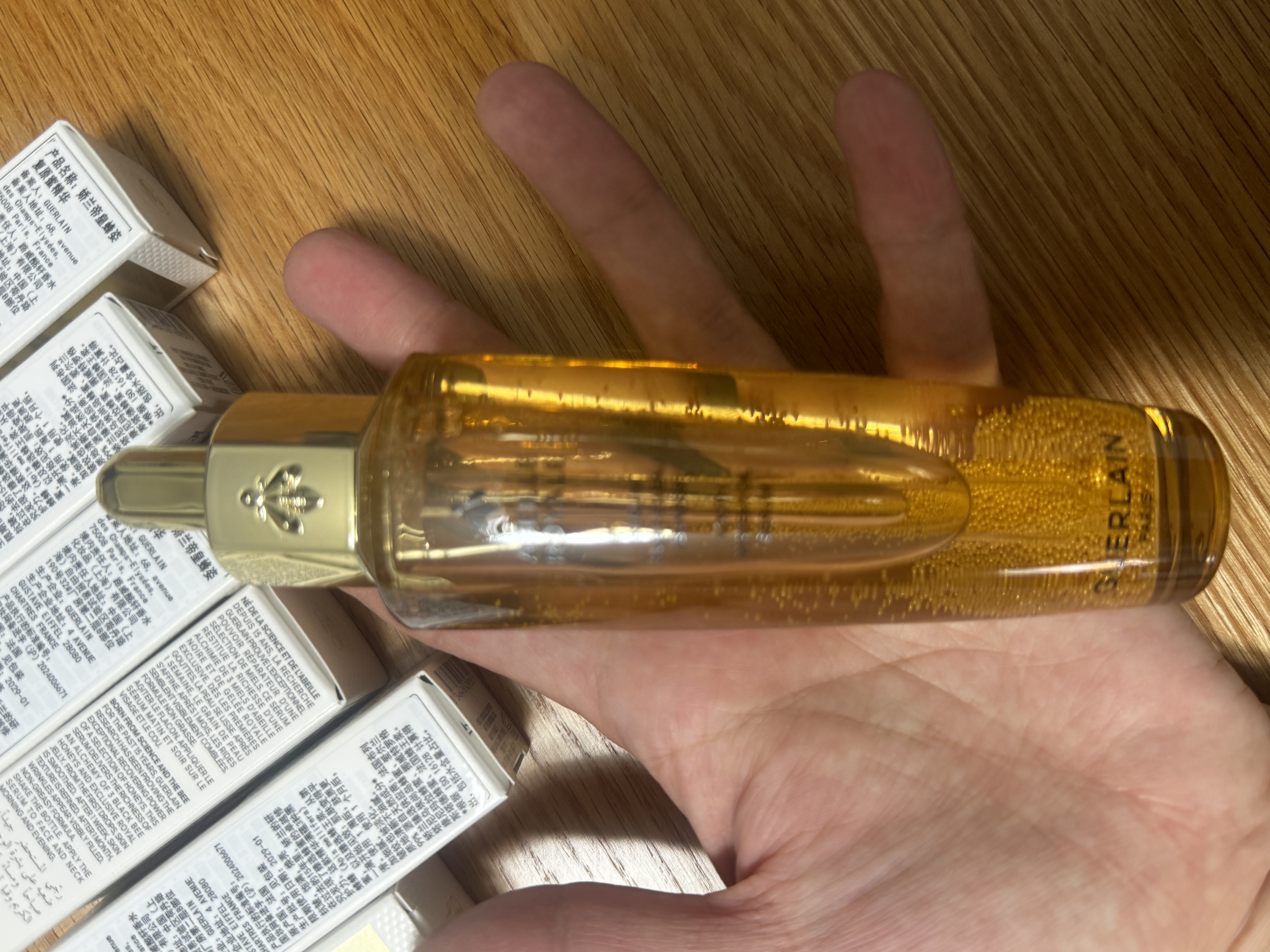 娇兰（Guerlain）帝皇蜂姿复原蜜精华50ml保湿紧致修护抗皱护肤礼盒生日礼物送女友 实拍图