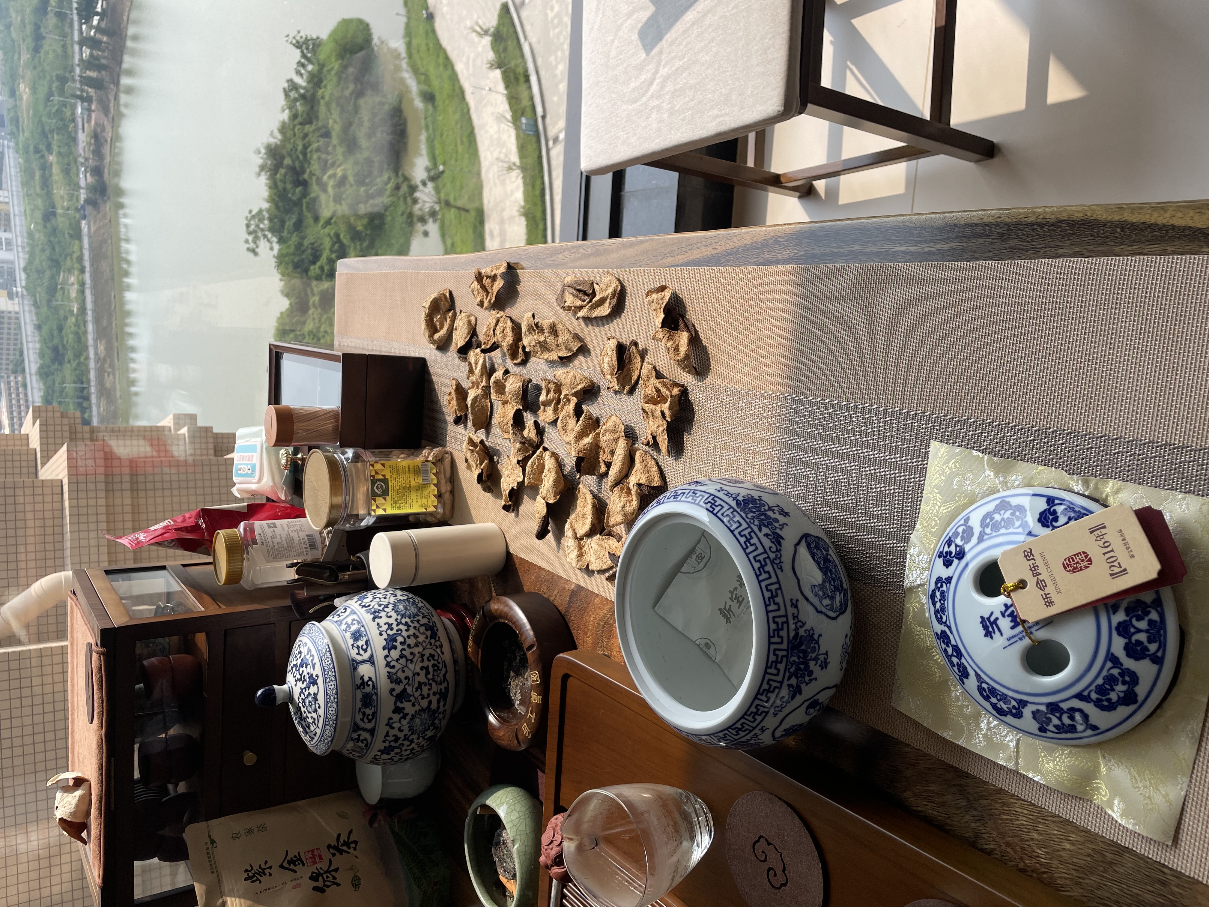 岭南新宝堂10年青花瓷陈皮礼盒&5年凤凰瓶30克广东新会老陈皮花草茶礼盒 实拍图