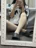 可孚静脉曲张弹力袜医用压力袜男女透气夏季薄款长筒二级露趾肤色L码 实拍图