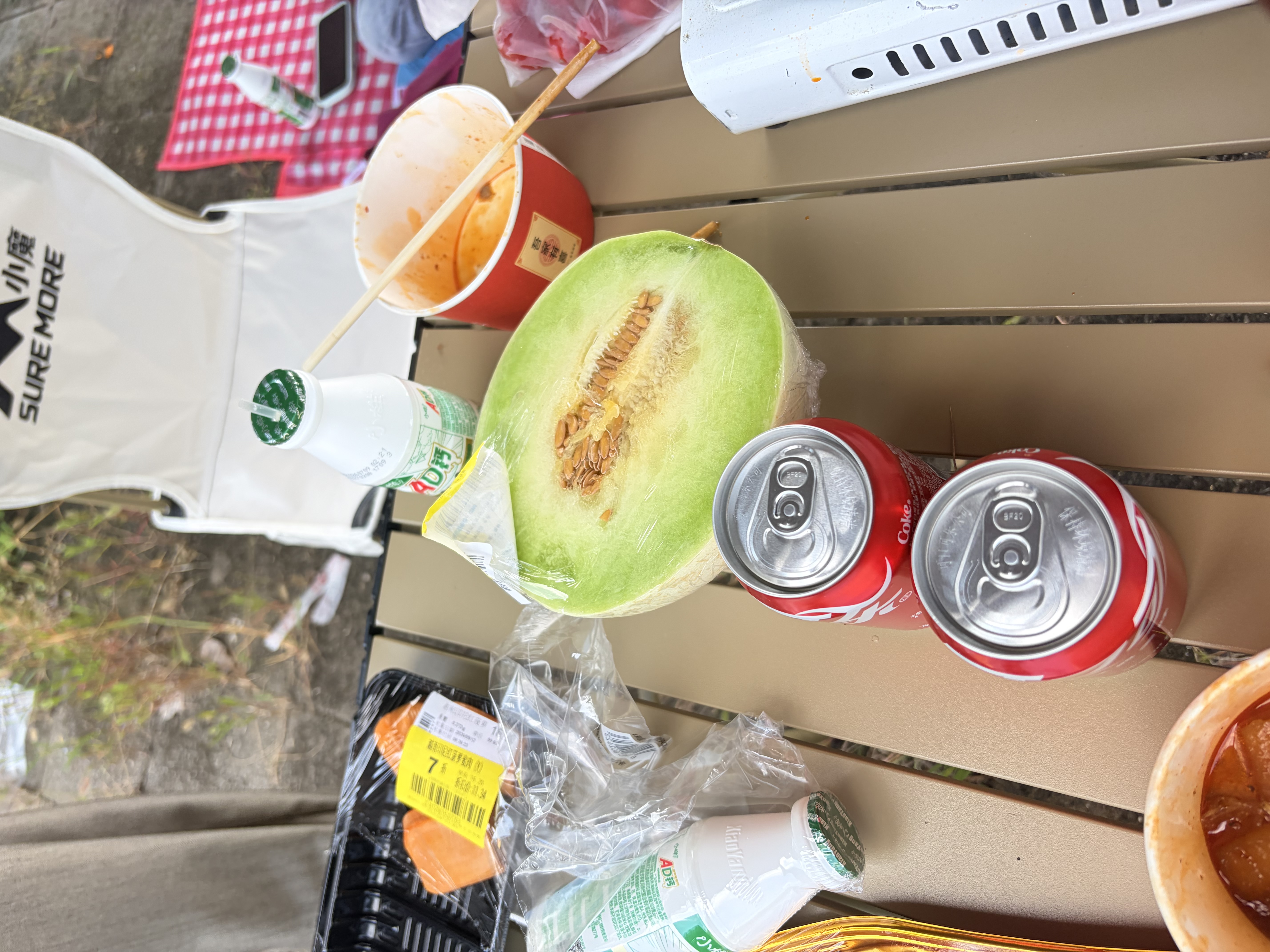 小魔露营装备全套户外桌椅套装 露营桌椅折叠桌椅便携式蛋卷桌五件套 实拍图