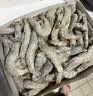 万景国产大虾 盐冻北海白虾(大号) 80-100只净重4斤 中秋聚餐海鲜 实拍图