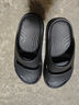 李宁反伍SLIDE OG拖鞋男鞋2025夏季篮球潮流透气柔软凉鞋ABTV007 黑巧褐-2 39.5 (245mm) 实拍图