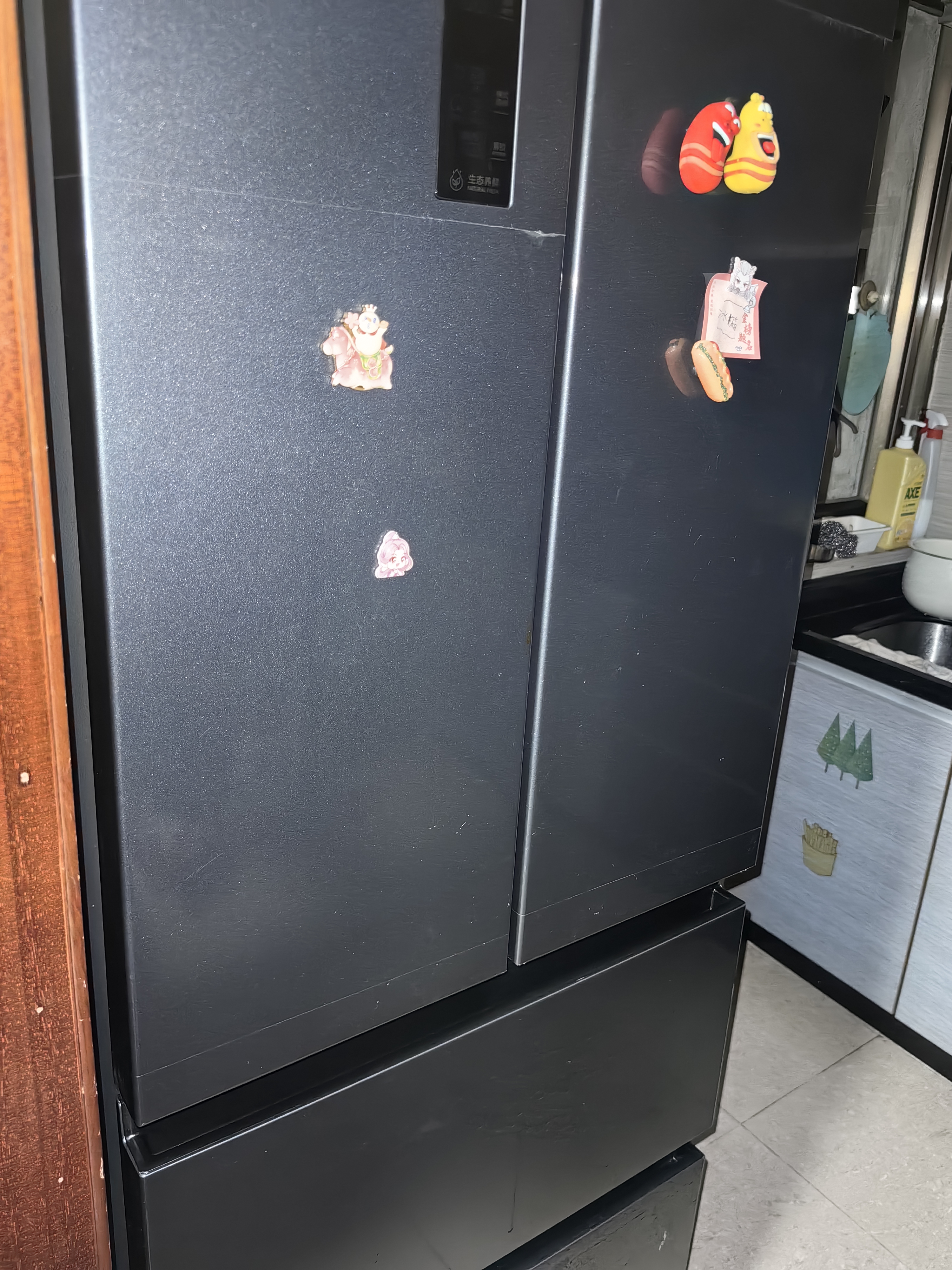 容声325L法式多门电冰箱小户型超薄一级能效风冷无霜变频节能净味家用以旧换新国家补贴BCD-325WD18MP 实拍图