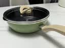 特福（Tefal）平底锅煎蛋不粘锅早餐煎锅少油少烟燃气灶电磁炉通用有钛煎锅绿色 实拍图