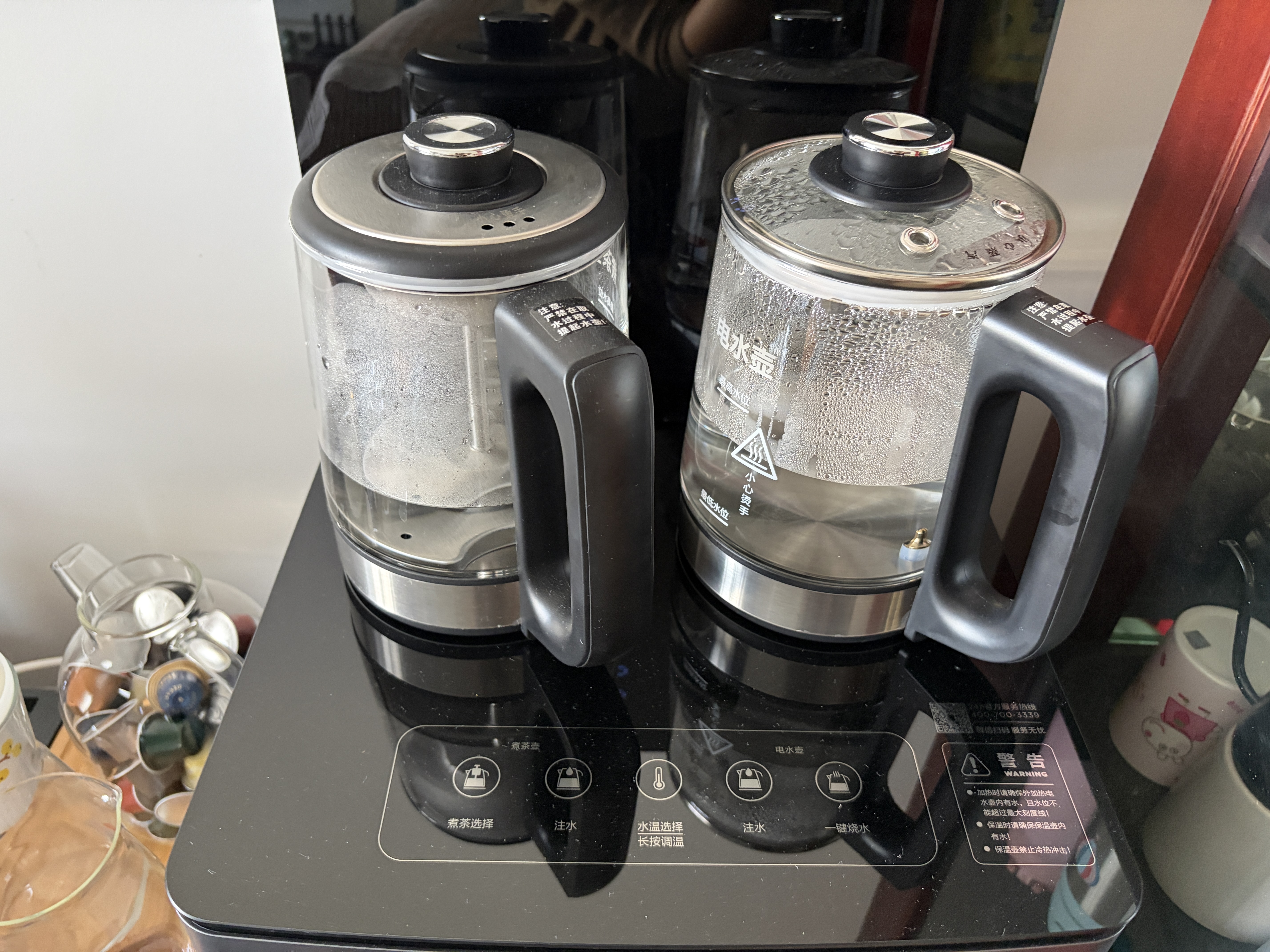 安吉尔家用茶吧机高端客厅智能语音防溢饮水机恒温养生煮烧水壶一体2026年新款CB3783LK-J 实拍图