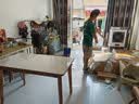 全友家居 原木风小户型岩板台面餐桌椅子全套客厅家庭用4-6人吃饭桌子 实拍图