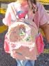 SHUKIKU儿童书包幼儿园防丢失防泼水大容量户外旅游双肩包桃子果汁S+码 实拍图