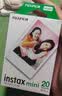 INSTAX富士instax立拍立得 mini相纸 白边双包20张+闪闪星钻边框贴 实拍图